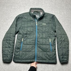 Stio Azura Insulated Jacket Green/Blue Youth Kids Size 14
